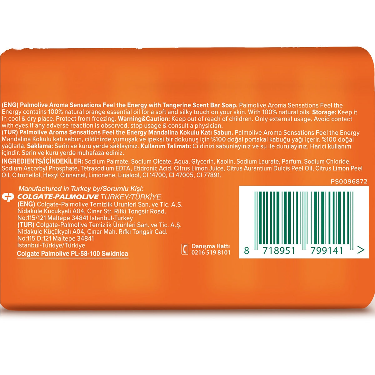 Katı El Sabunu Tangerine 4x90 Gr