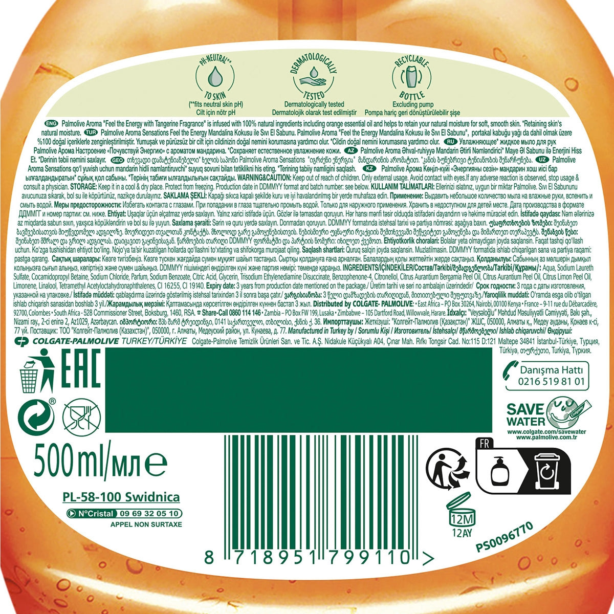 Sıvı Sabun Tangerine 500 ml