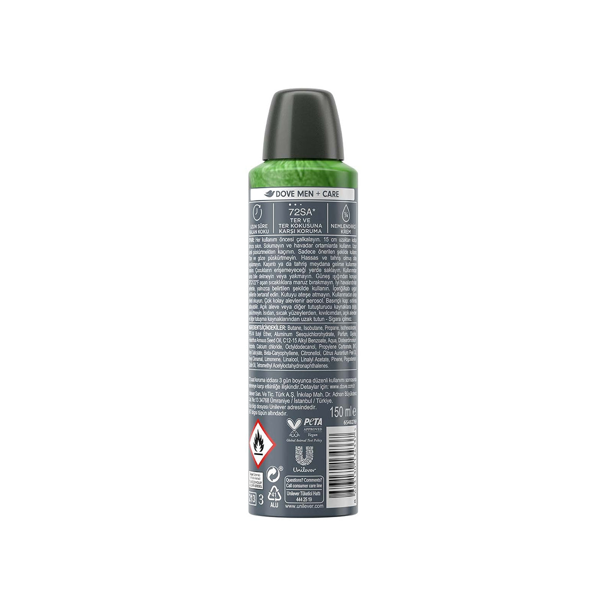 Dove Men Care Extra Fresh Sprey Deodorant 150 ml