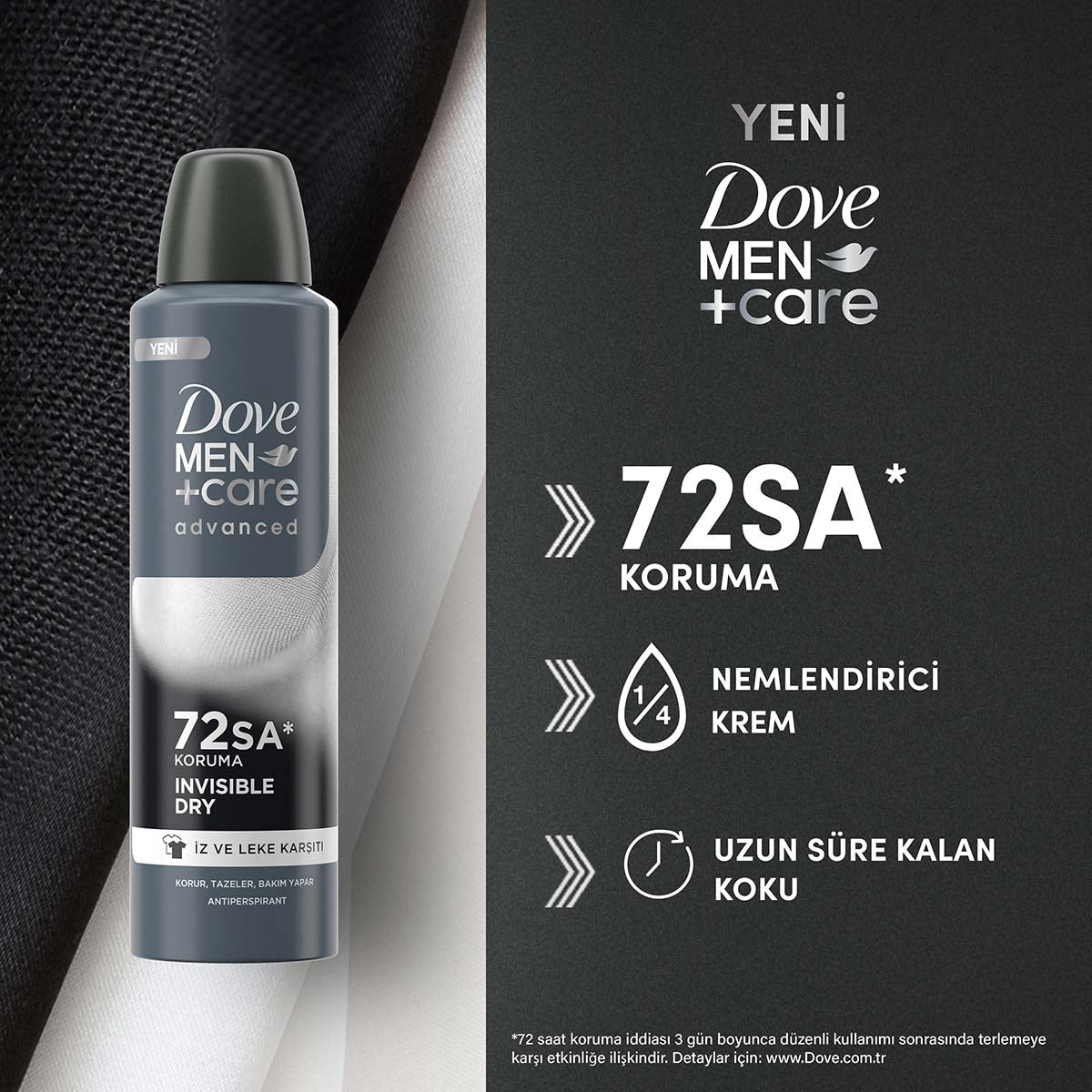 Dove Men Care Invisible Dry Deodorant Sprey 150 ml