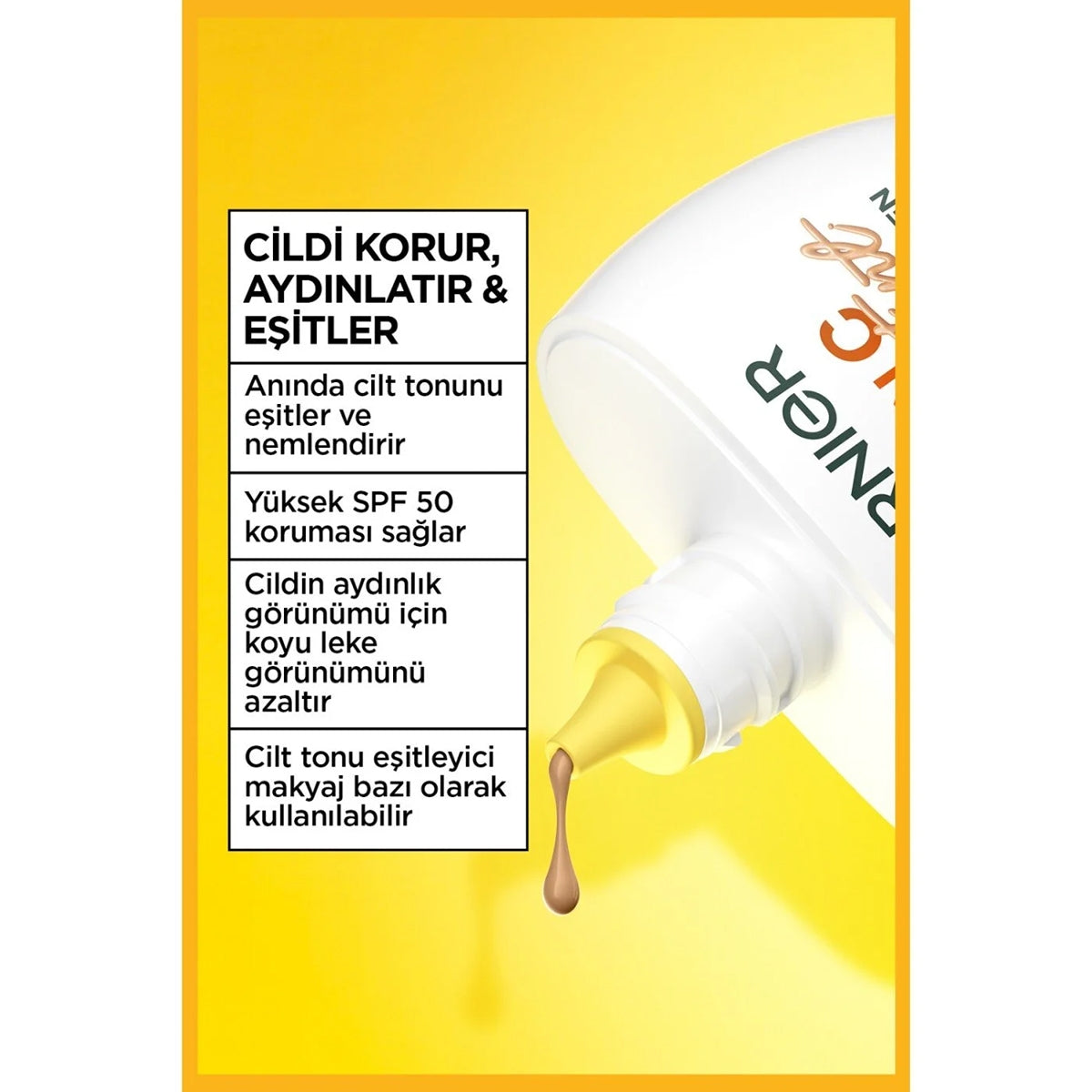 Nemlendirici Güneş Kremi Wonder Tint C Vitamini Orta 40 ml