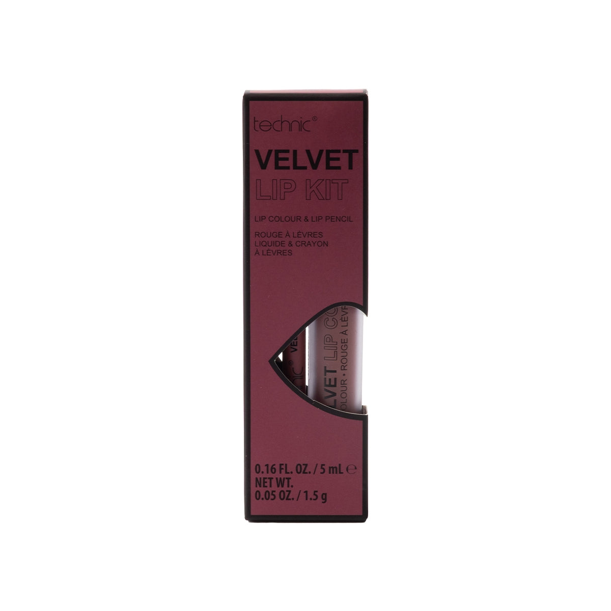Technic Velvet Lip Kit Makyaj Seti Cinder Rose (Dudak Kalemi+Ruj)