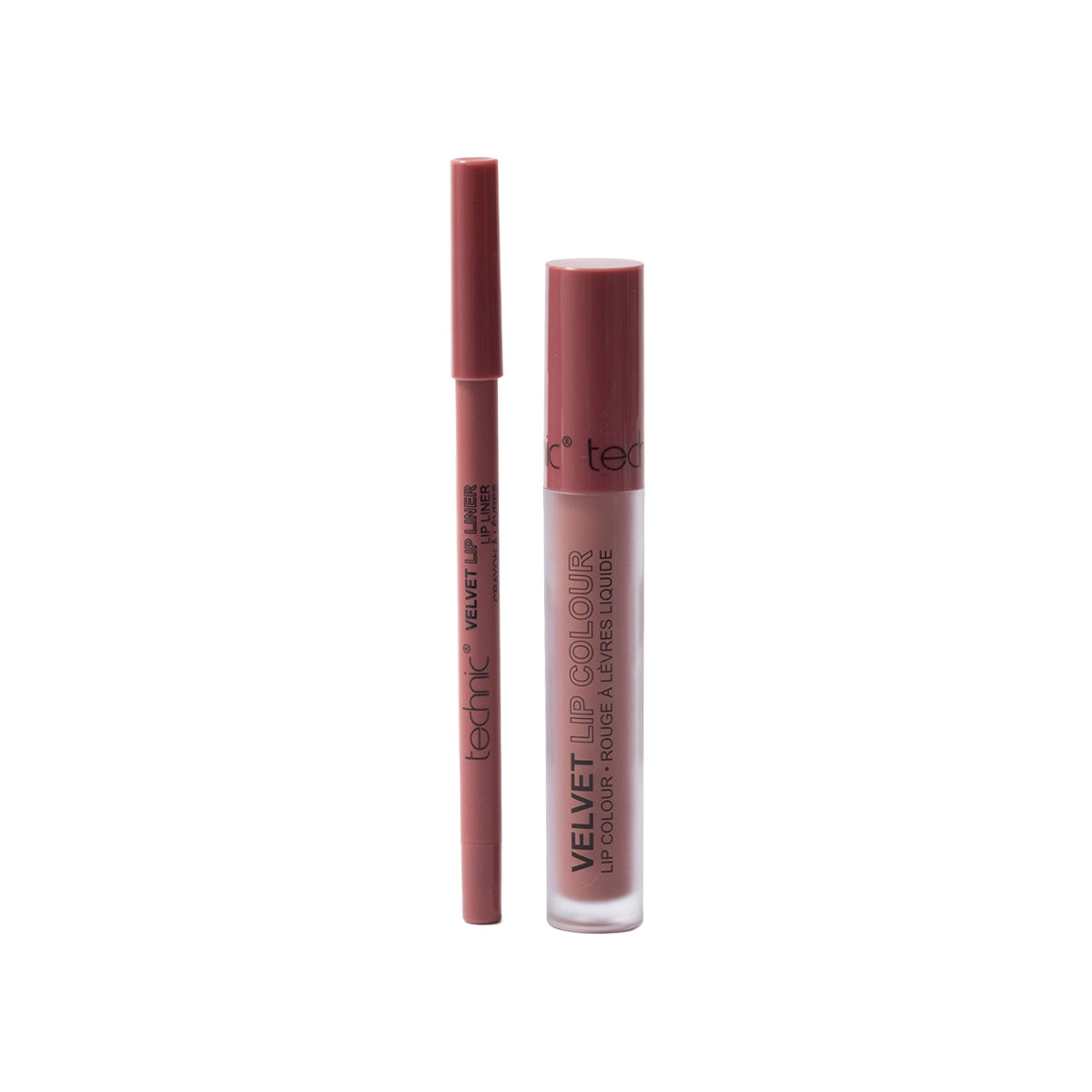 Technic Velvet Lip Kit Makyaj Seti Cinder Rose (Dudak Kalemi+Ruj)