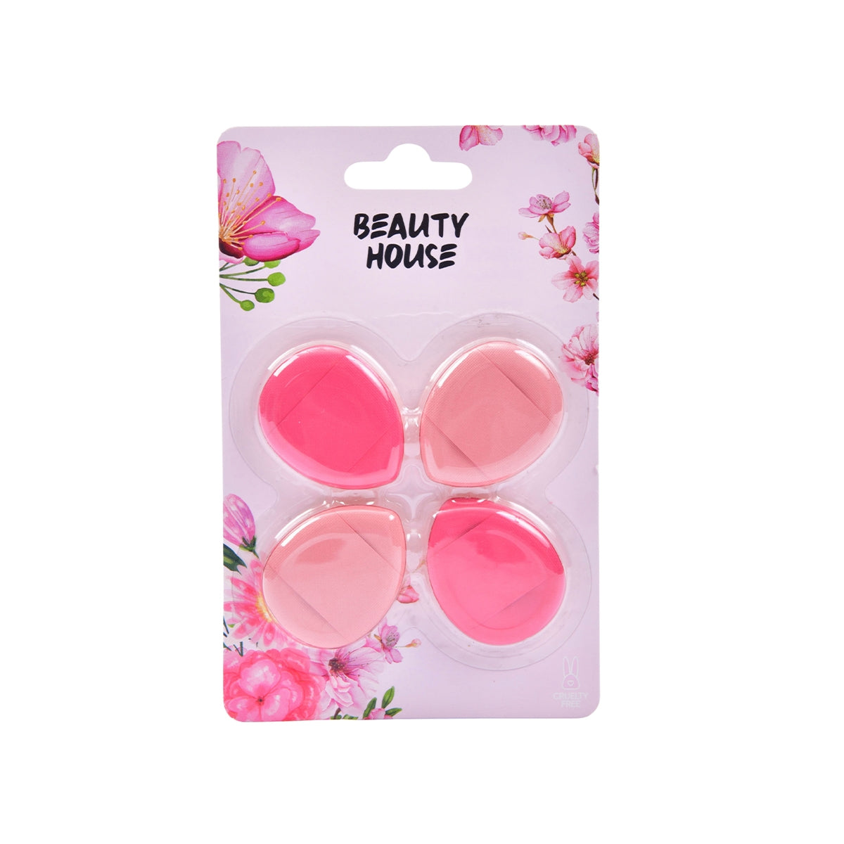 Beauty House Makyaj Pufu 4'lü