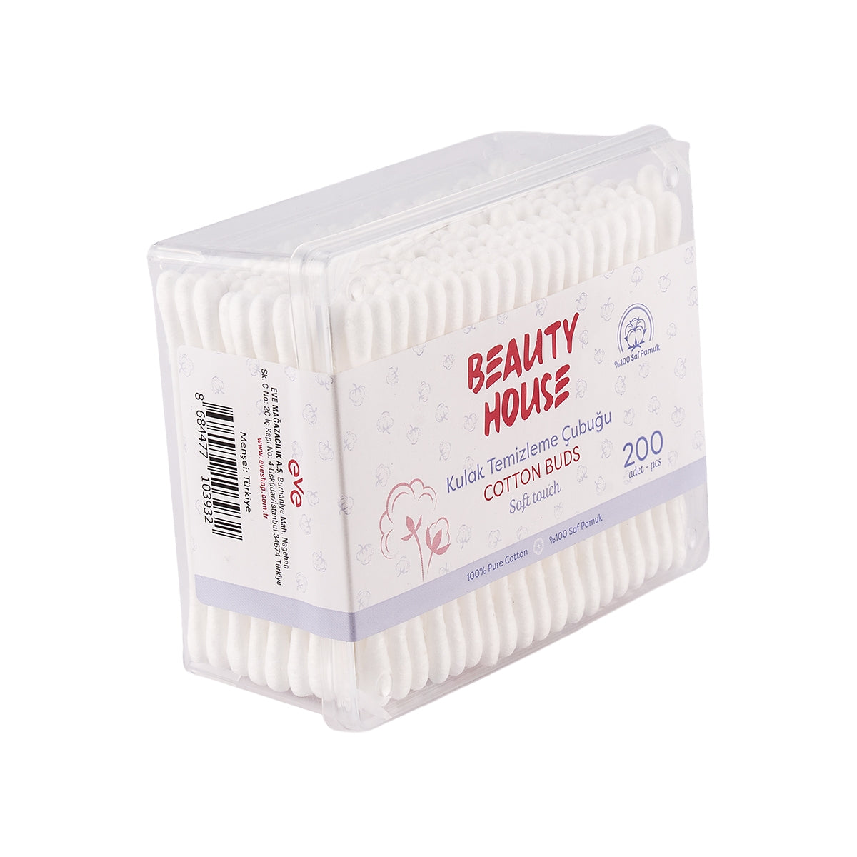 Beauty House Kulak Temizleme Çubuğu 200 Adet