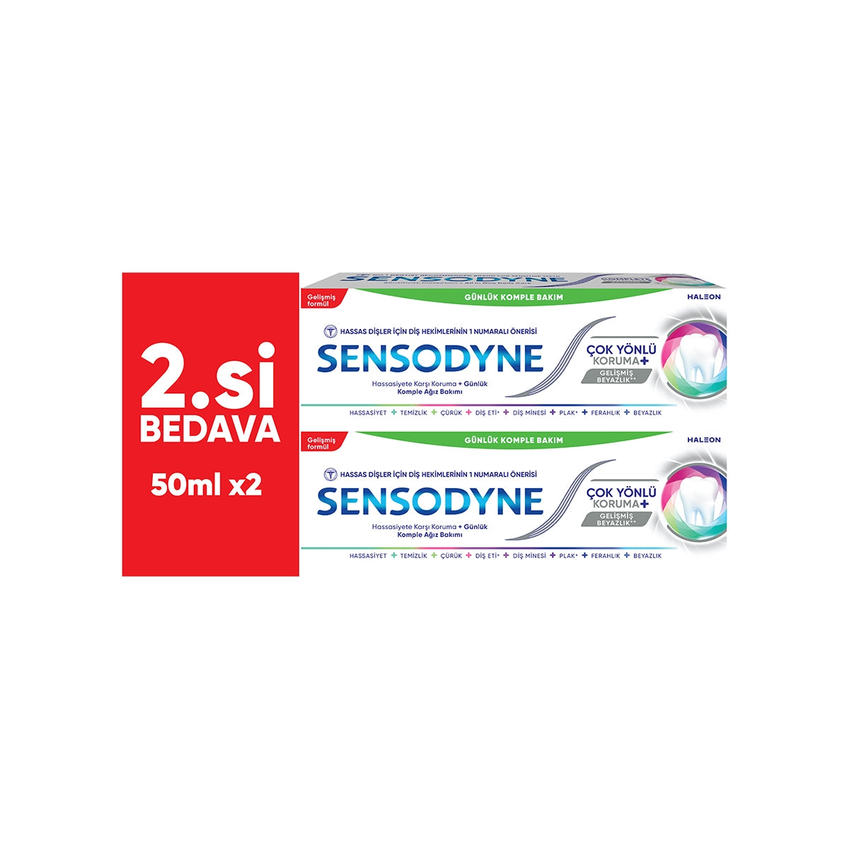 Sensodyne Çok Yönlü Koruma Diş Macunu 50 ml +50 ml