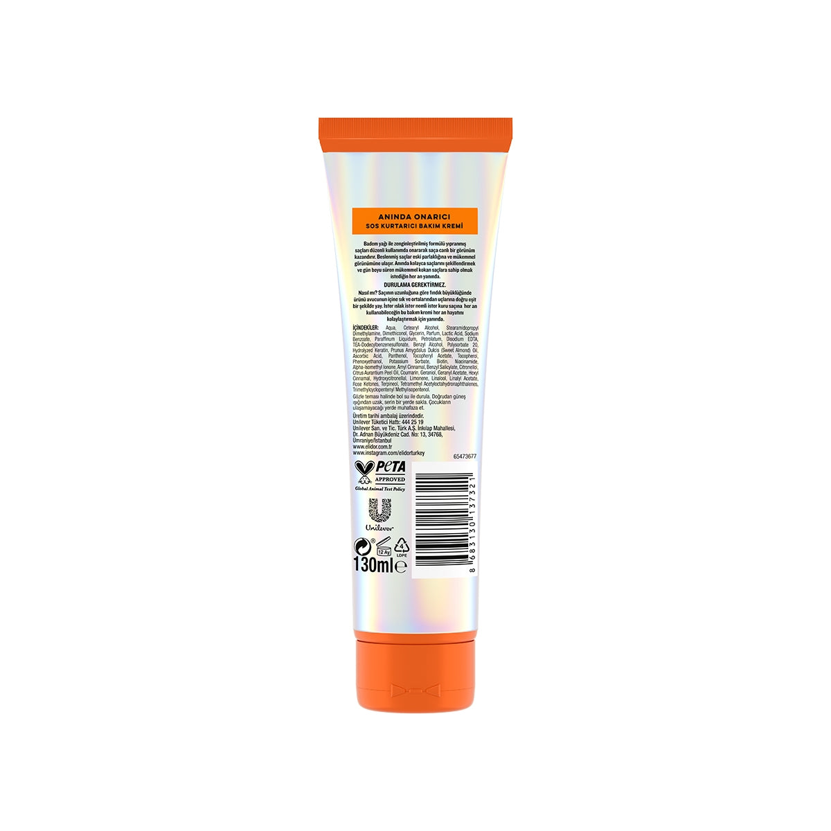 Saç Bakım Kremi Anında Onarıcı SOS Kurtarıcı 130 ml