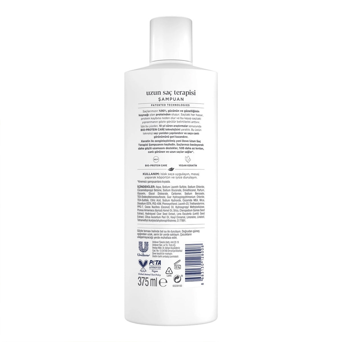 Şampuan Keratin Uzun Saç Terapisi 375 ml