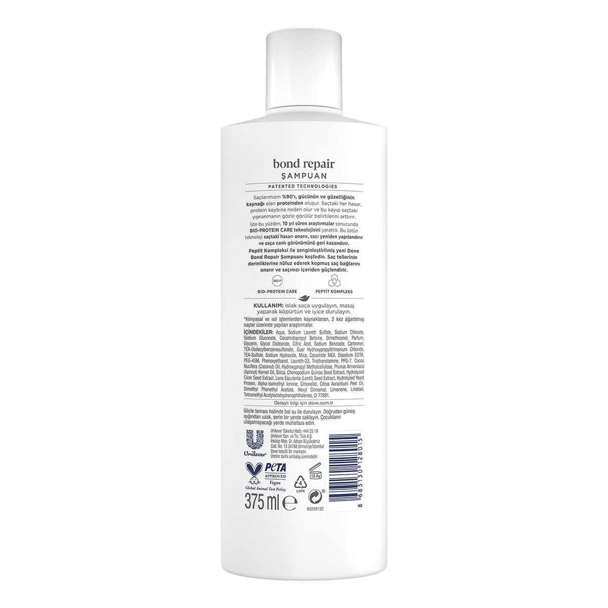Şampuan Pepit Bond Repair 375 ml