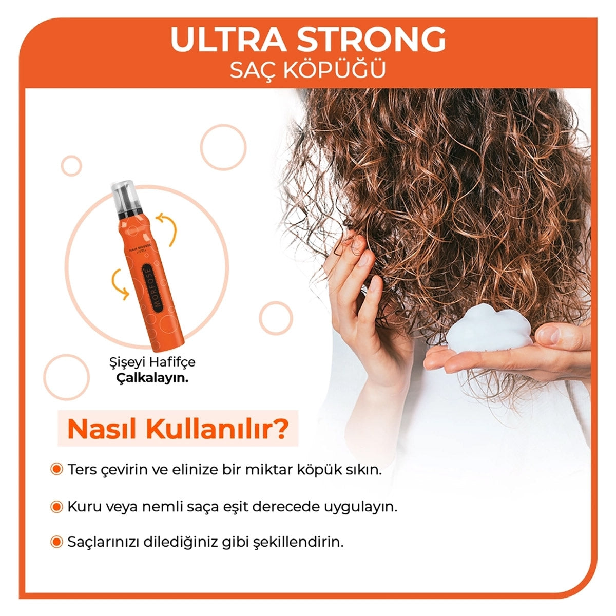 Saç Köpüğü Ultra Güçlü 200 ml