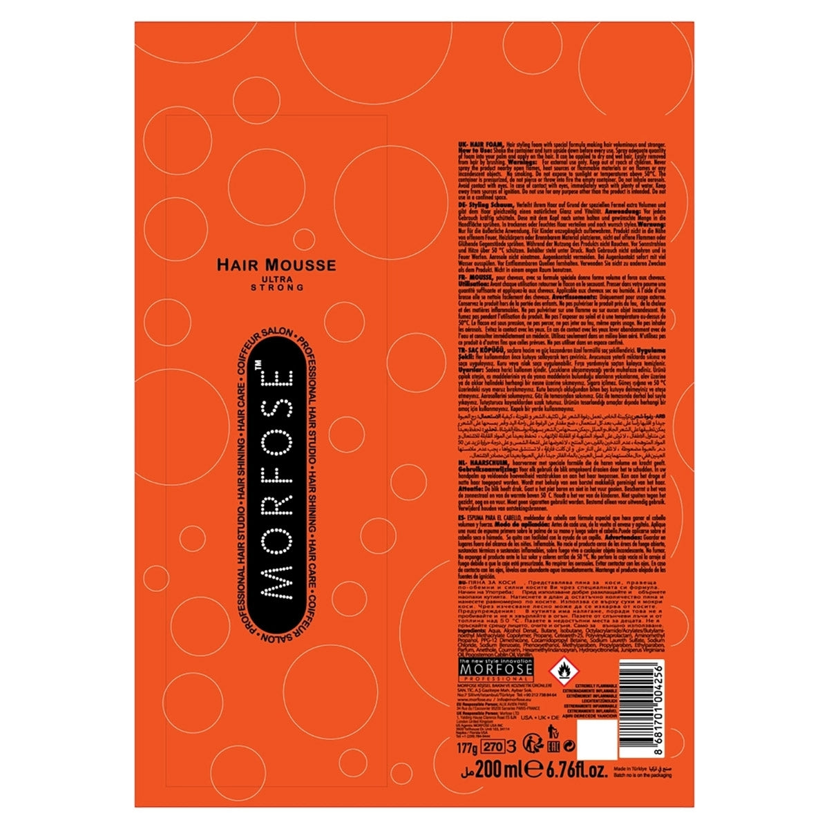 Saç Köpüğü Ultra Güçlü 200 ml