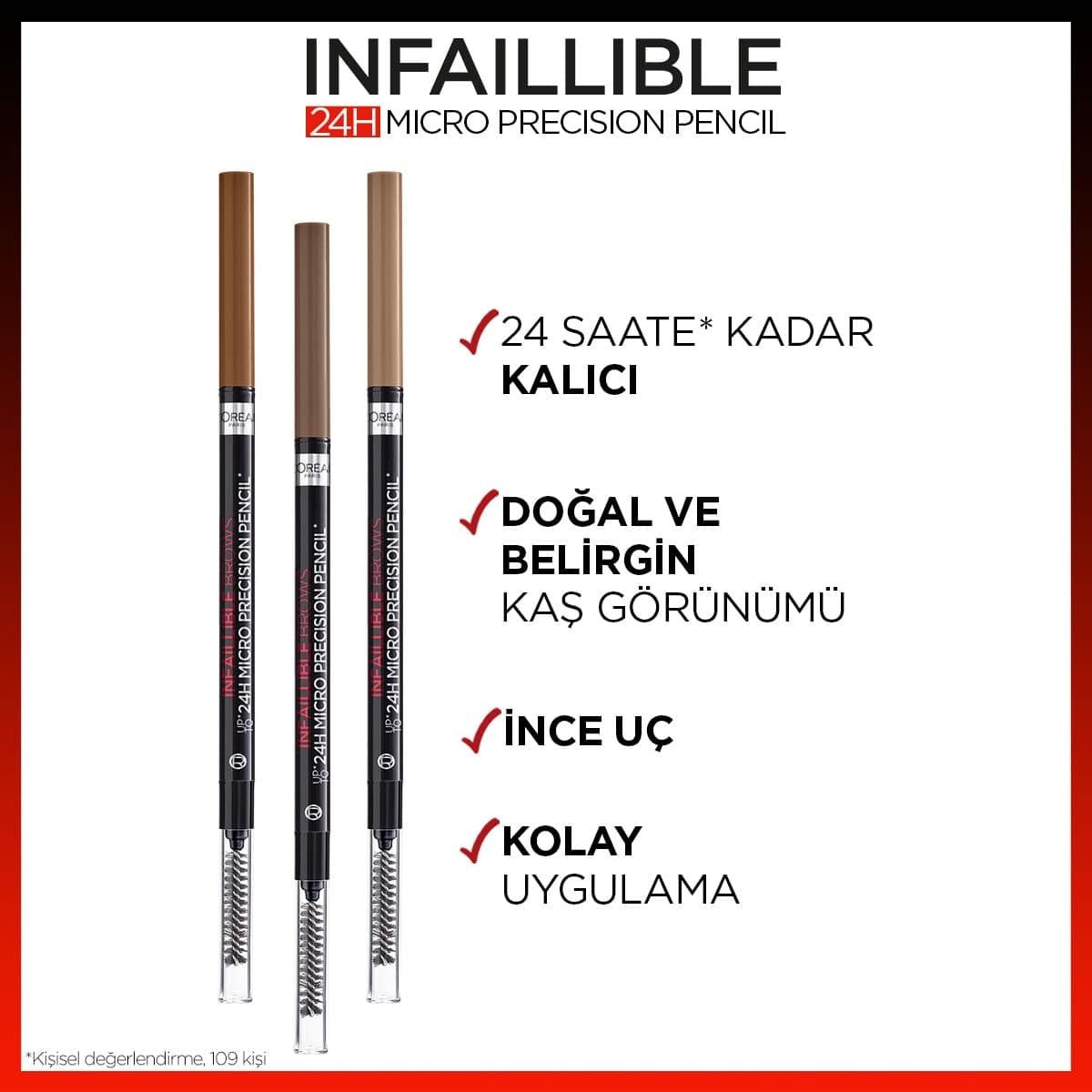 Infaillible 24H Micro Precision Kaş Kalemi 5.0 Light