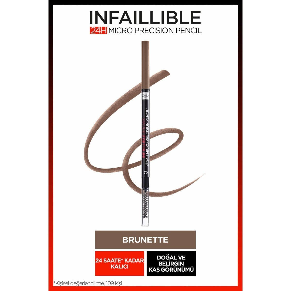 Infaillible 24H Micro Precision Kaş Kalemi 3.0 Brune