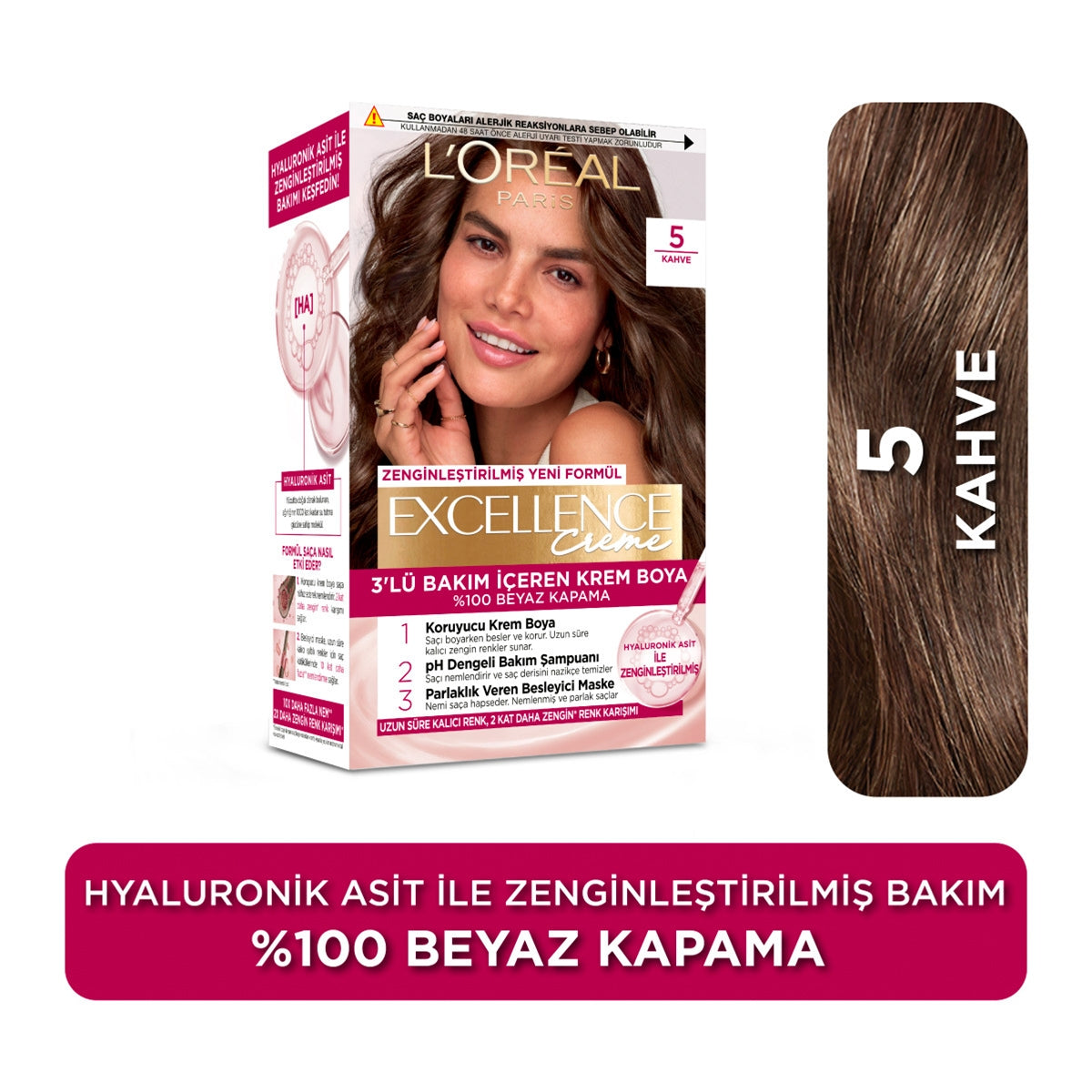 Creme Saç Boyası Kahve 5