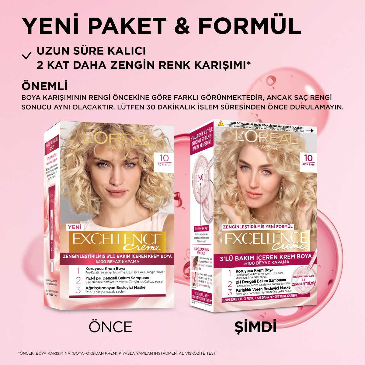 Creme Saç Boyası Açık Sarı 10