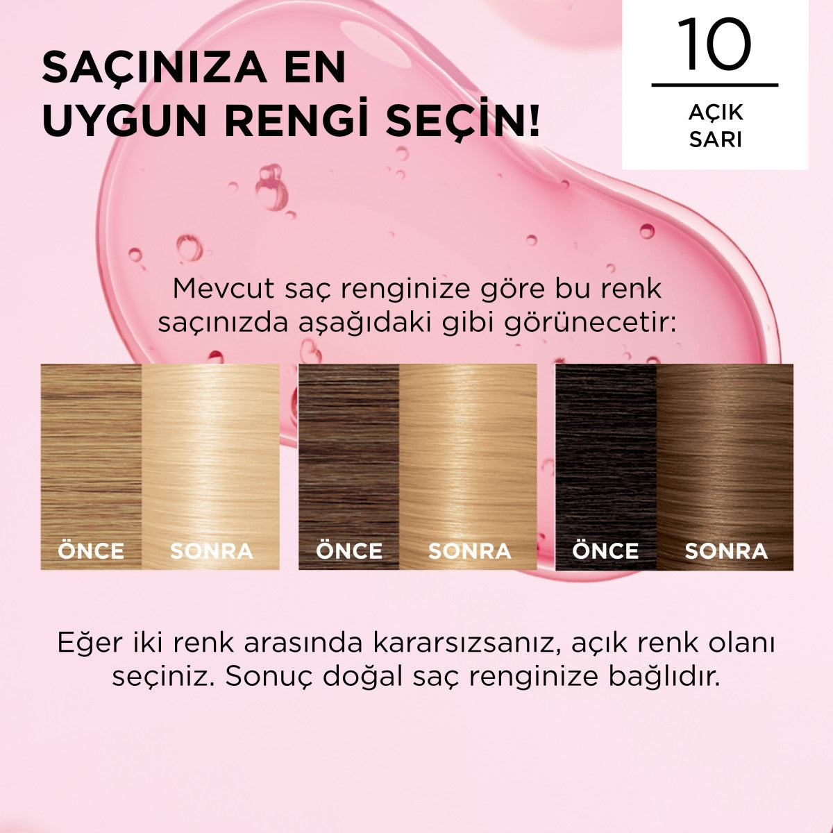 Creme Saç Boyası Açık Sarı 10