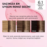 Creme Saç Boyası Küllü Açık Kahve 6-1