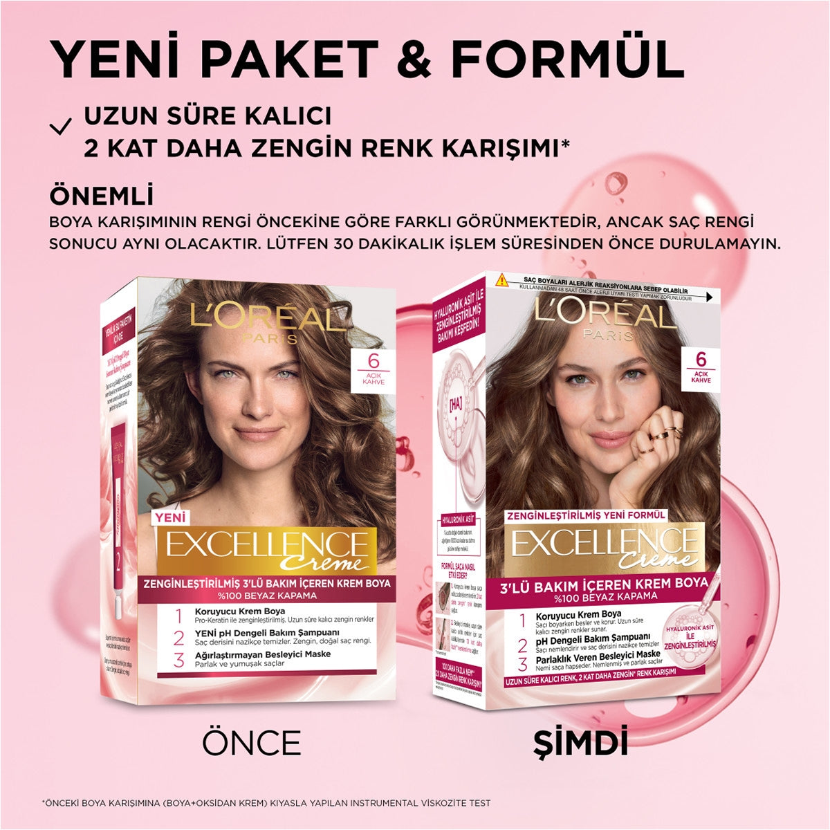 Creme Saç Boyası Açık Kahve 6
