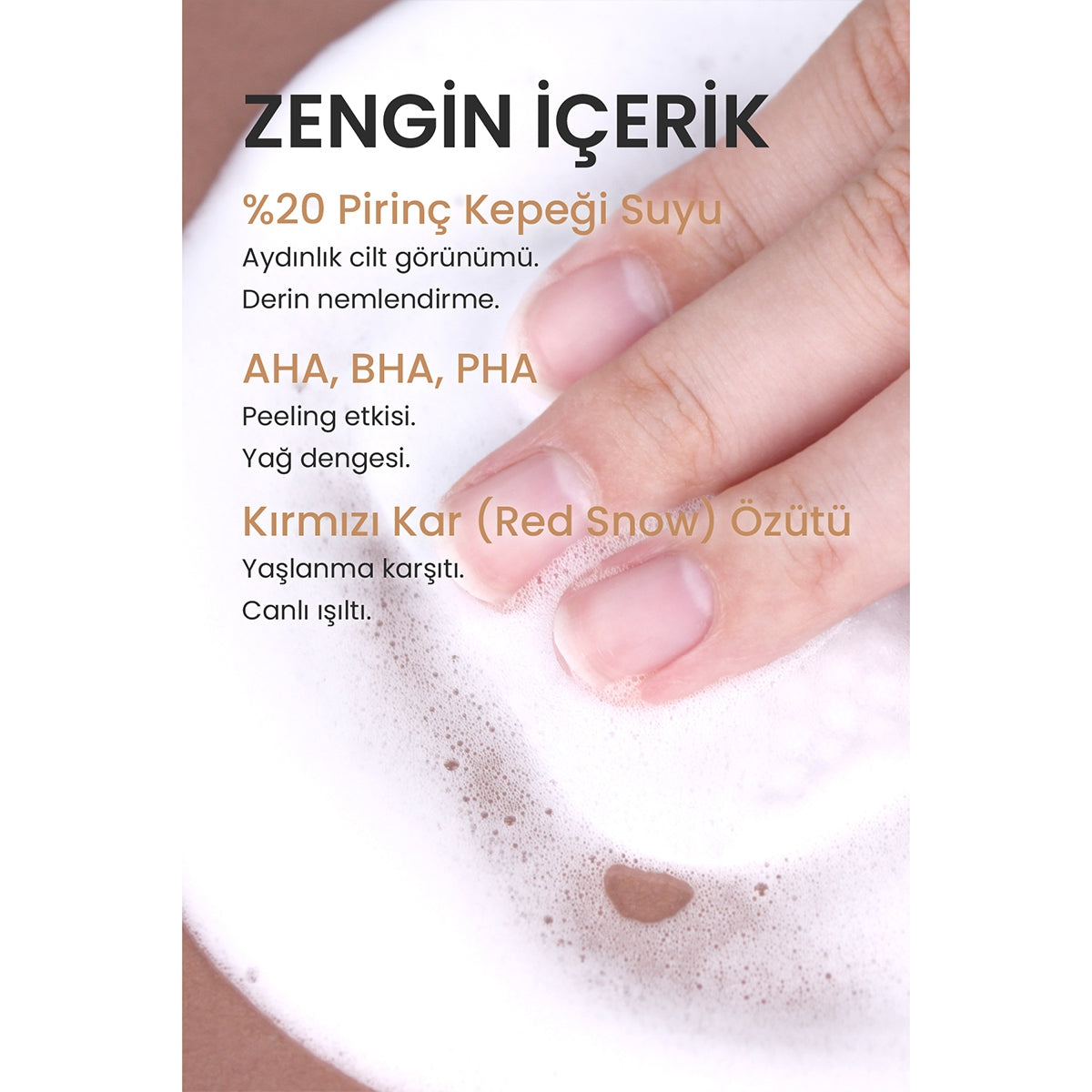 Yüz Temizleme Pedi Pirinç Özlü 8 Adet