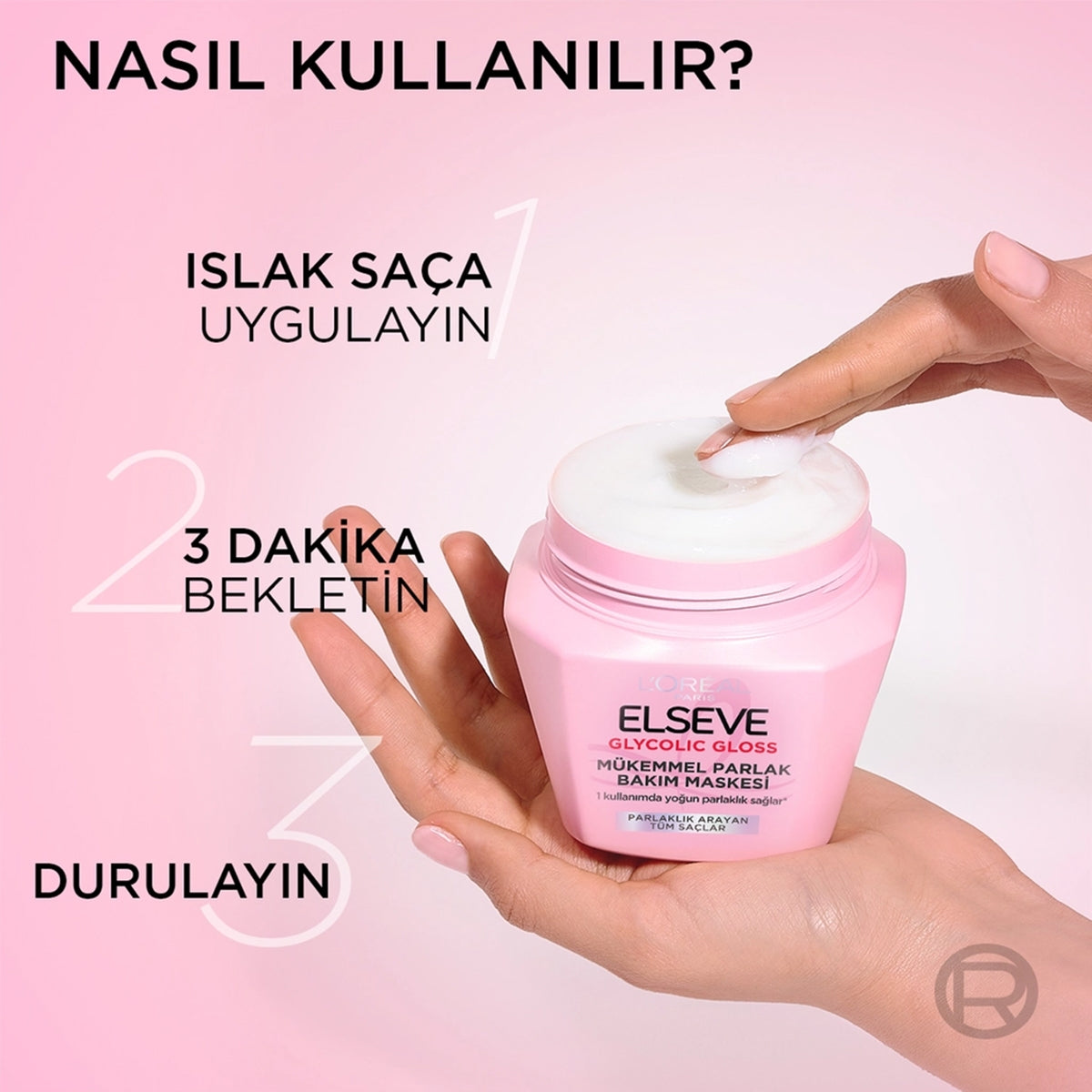 Saç Maskesi Glyco Core 300 ml