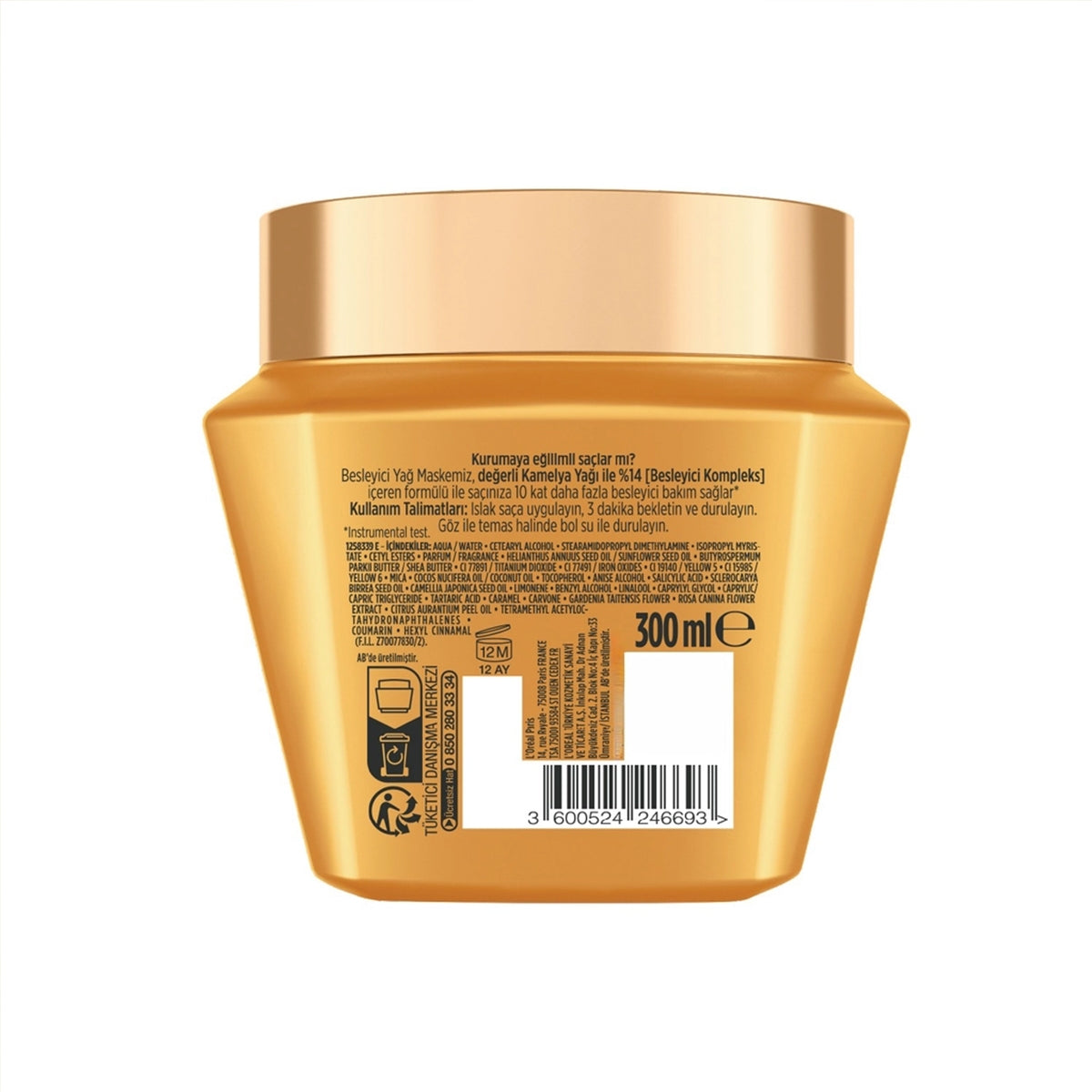 Saç Maskesi Mucizevi Yağ 300 ml