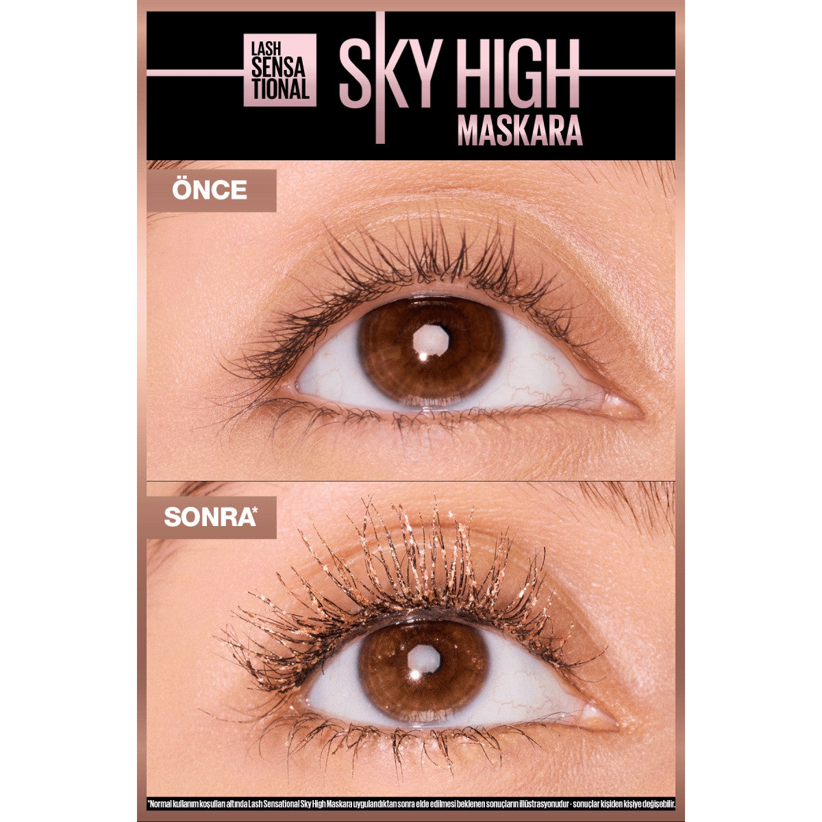 Sky High Rose Gold Glitz Maskara