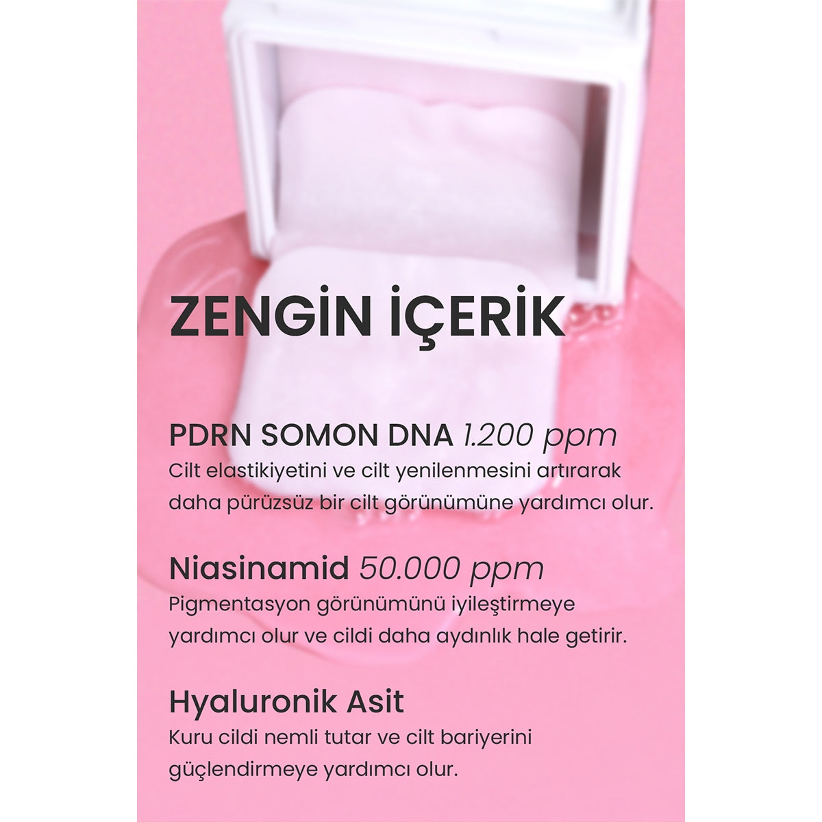 Yüz Temizleme Pedi PDRN 12 Adet