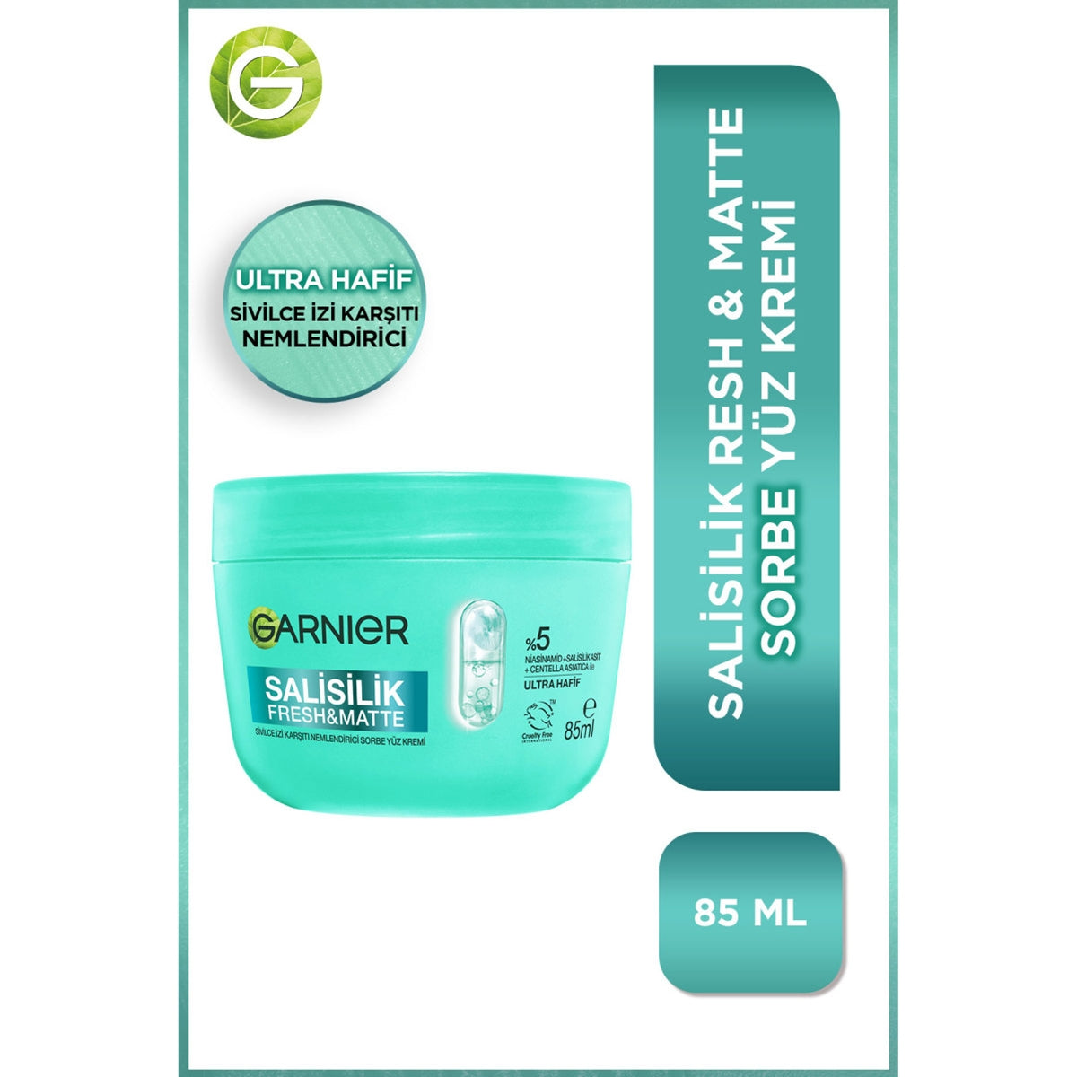 Nemlendirici Sorbet Krem Salisilik Asit 85ML