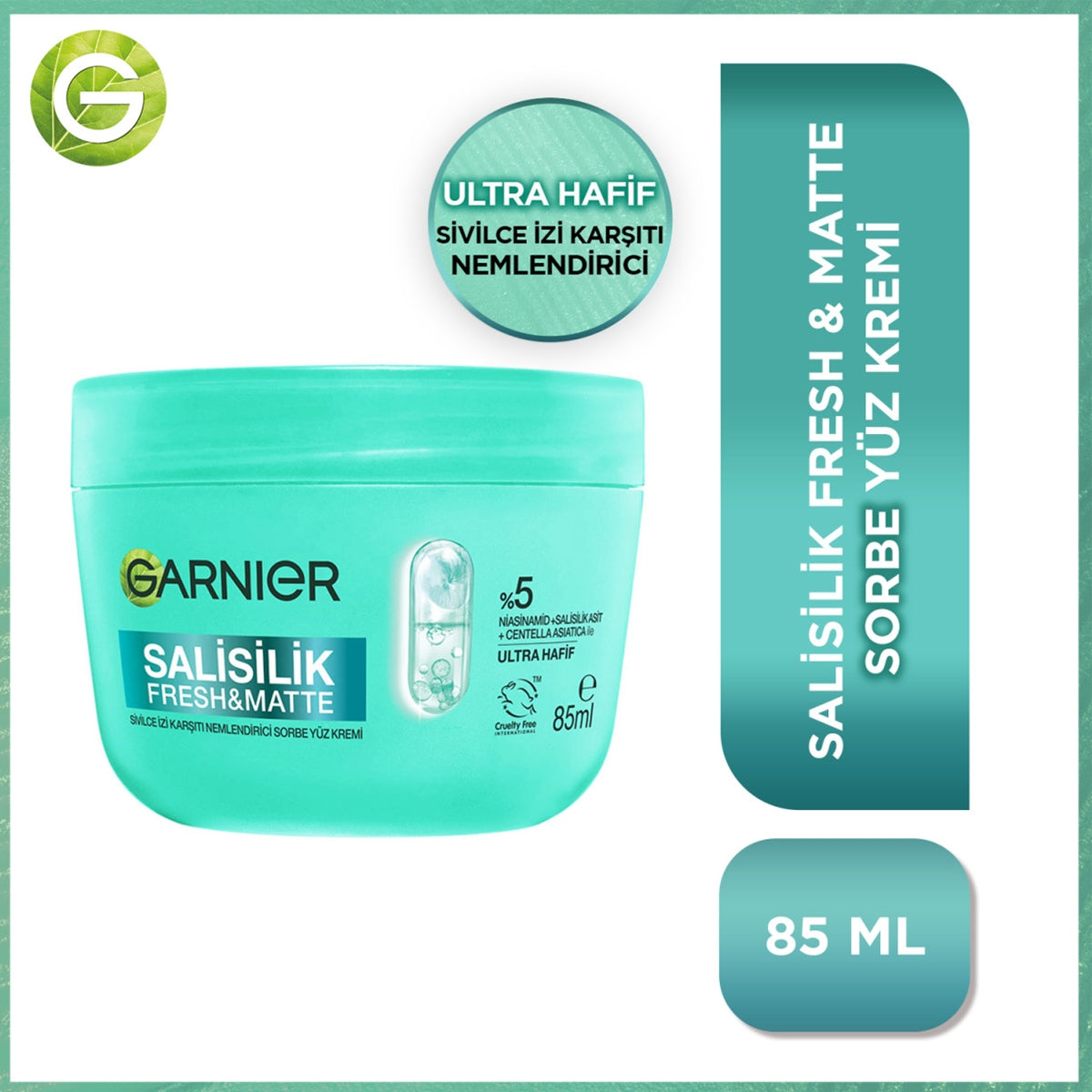 Nemlendirici Sorbet Krem Salisilik Asit 85ML