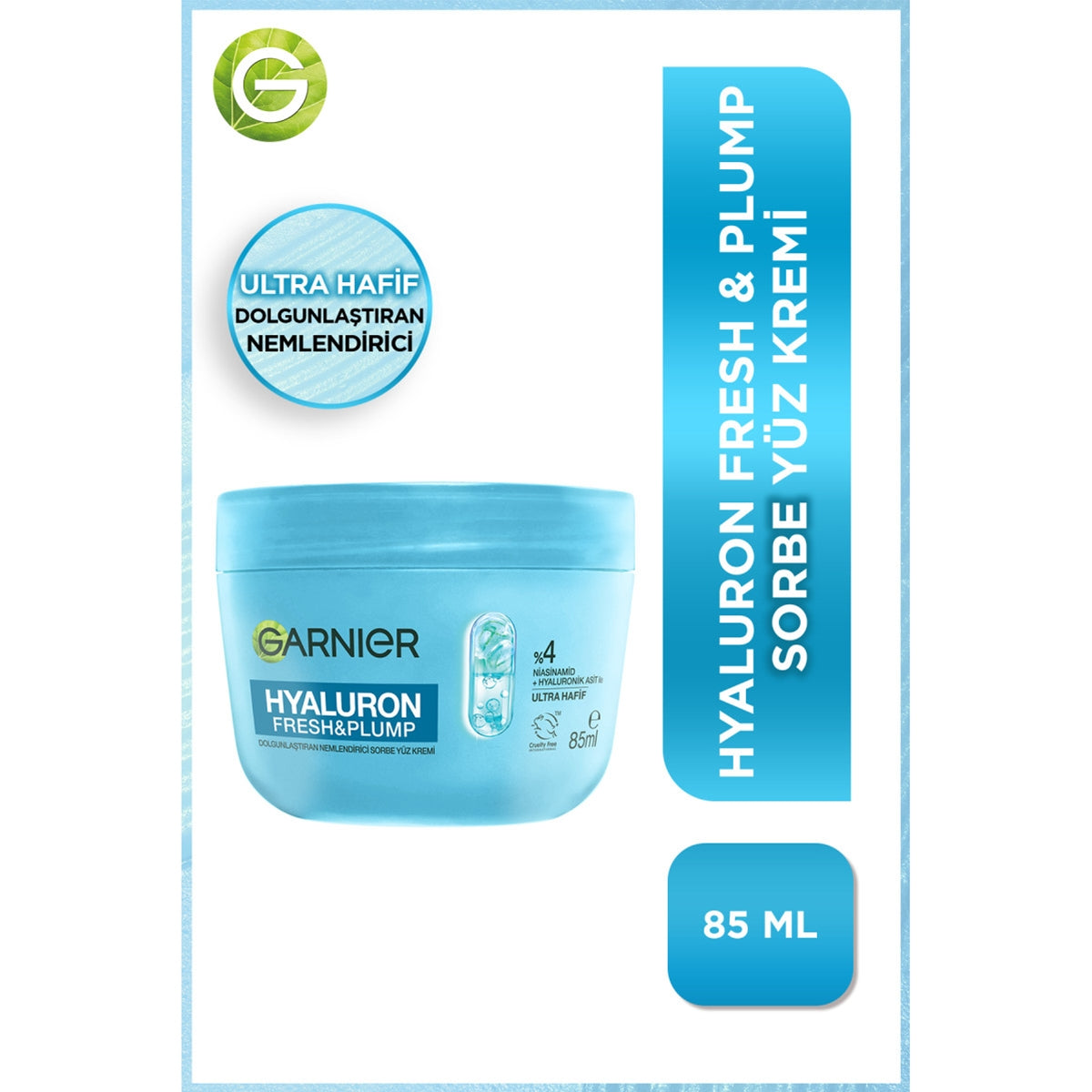 Nemlendirici Sorbet Krem Hyaluronic Asit 85 ml