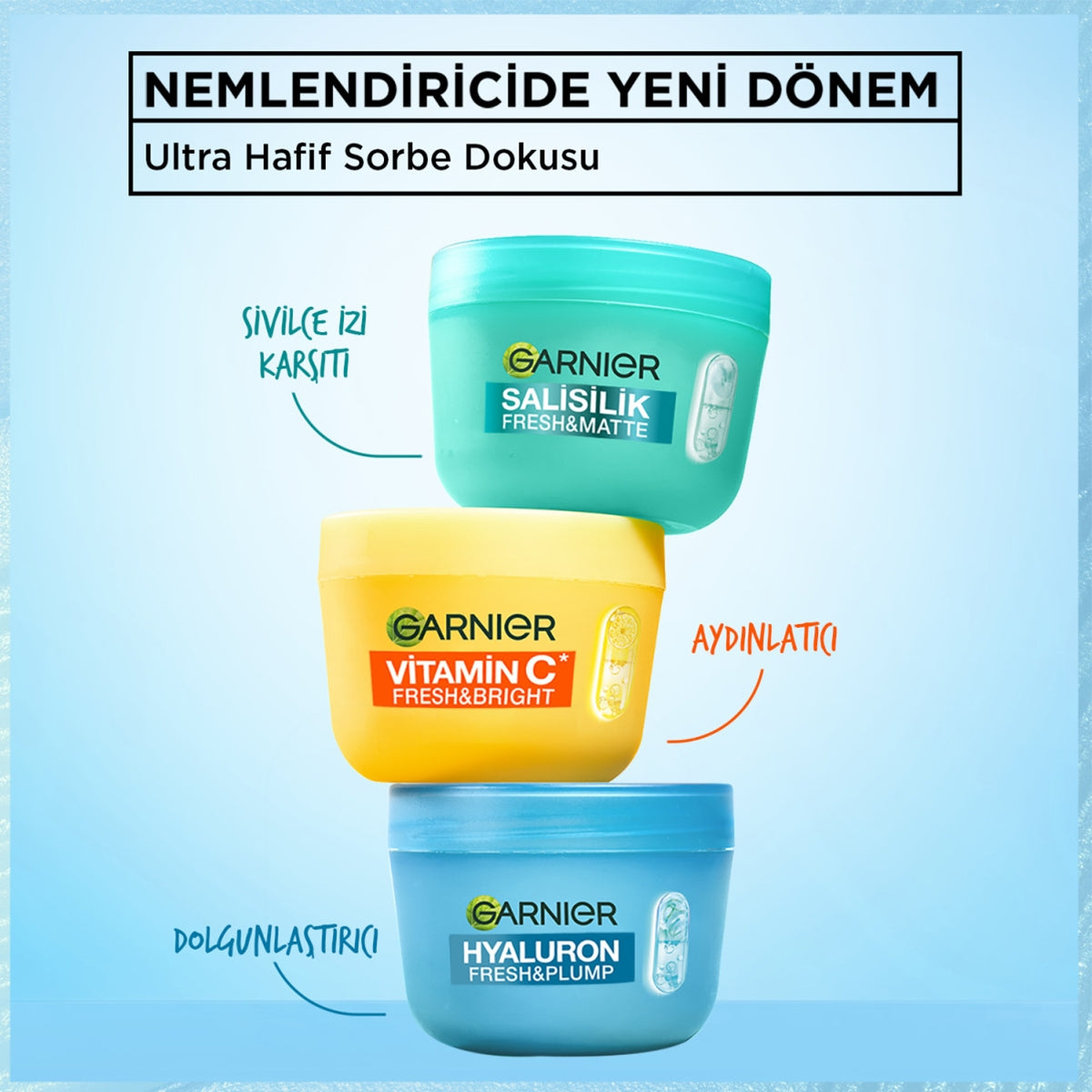 Nemlendirici Sorbet Krem Hyaluronic Asit 85 ml