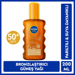 Yoğun Bronzlaştırıcı Güneş Yağı Spreyi 200 ML