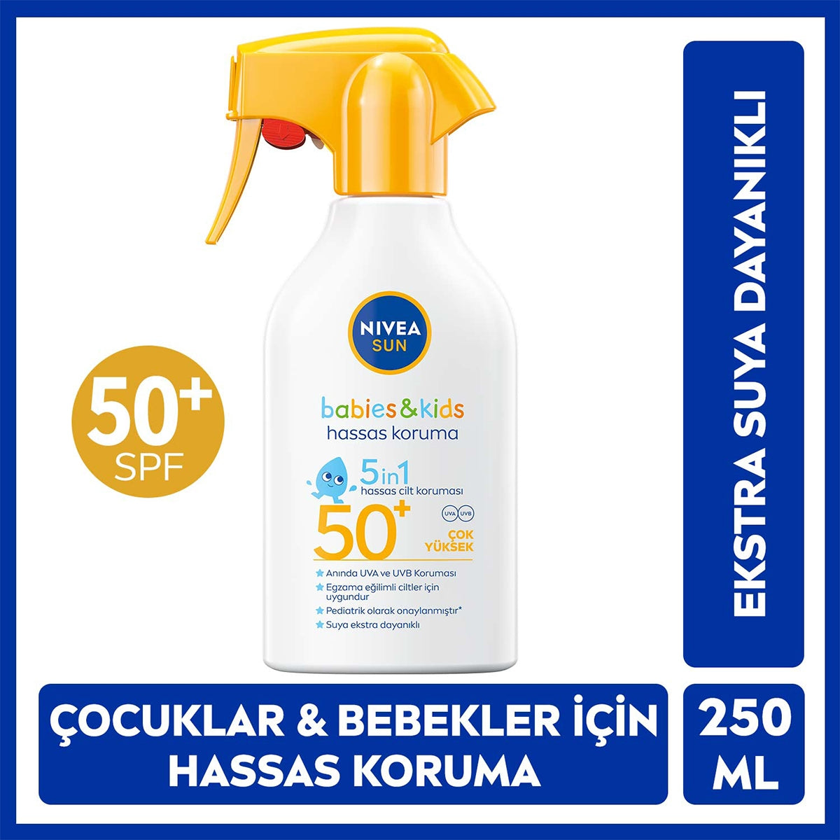 Güneş Kremi Kids Hassas SPF50 50 ML