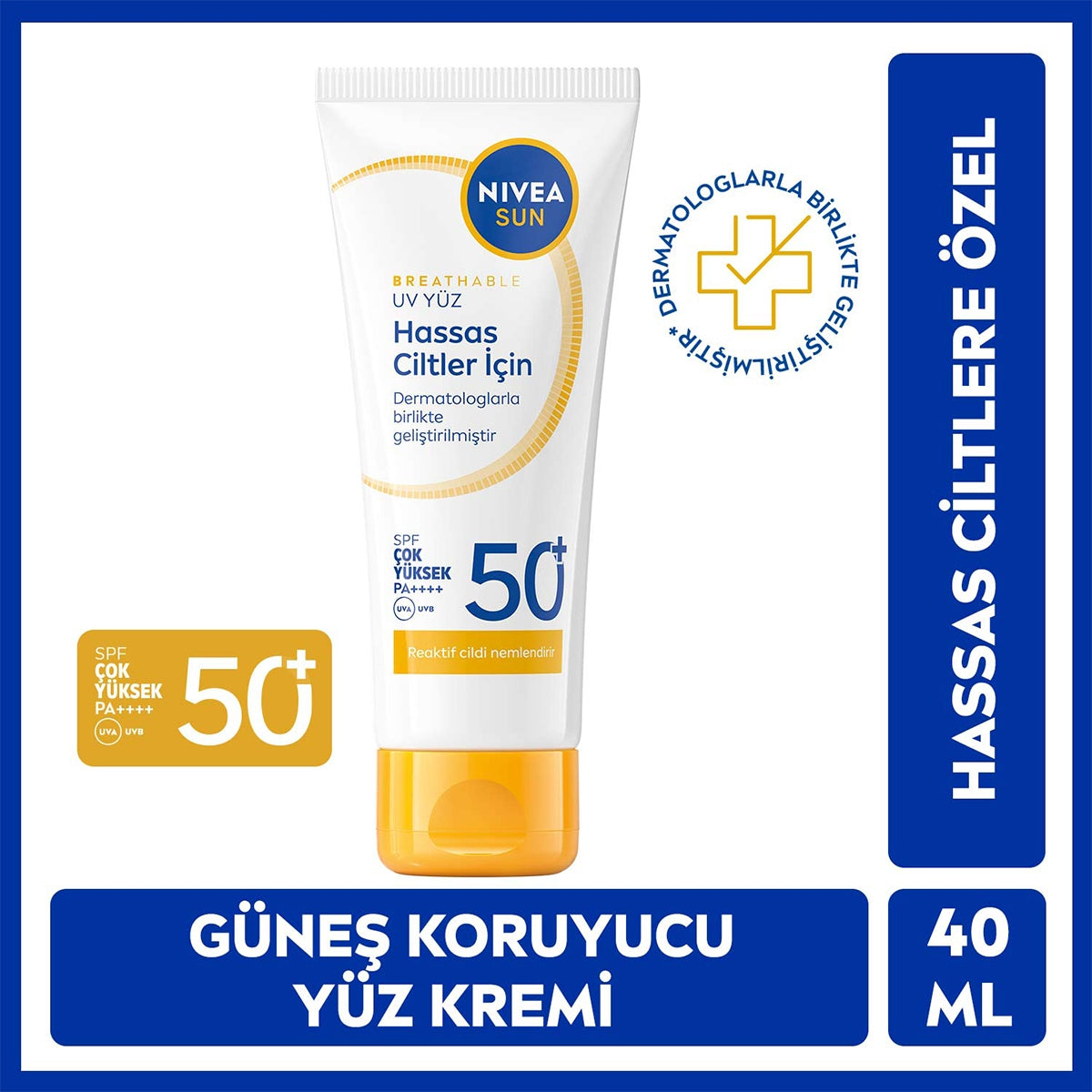 Güneş Kremi Ultra Hassas SPF50 50ML