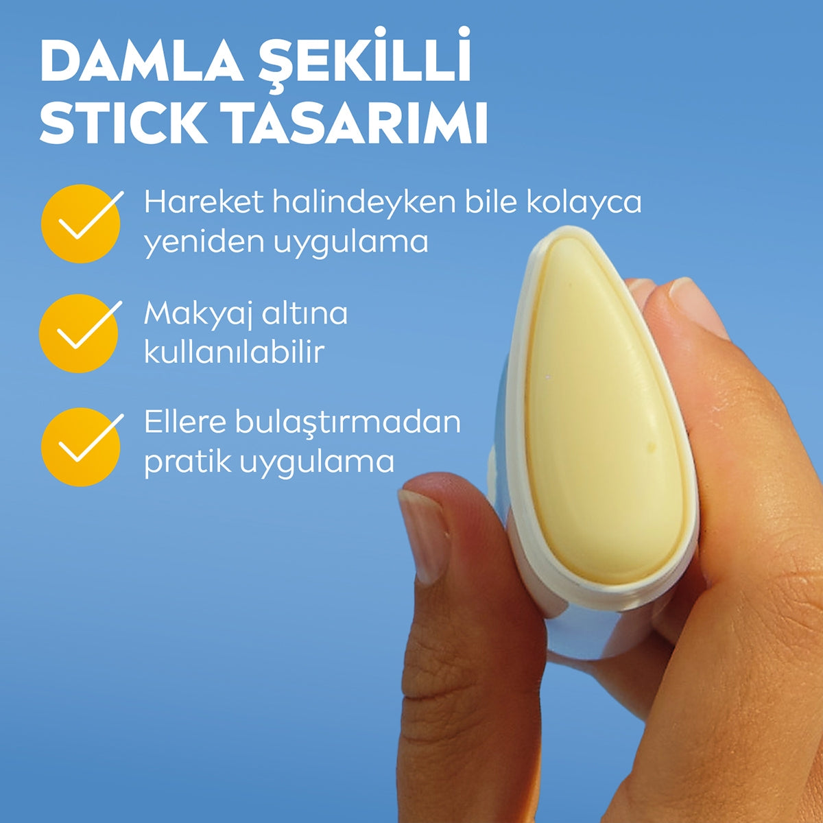 Güneş Stick Yüz İçin 15 GR