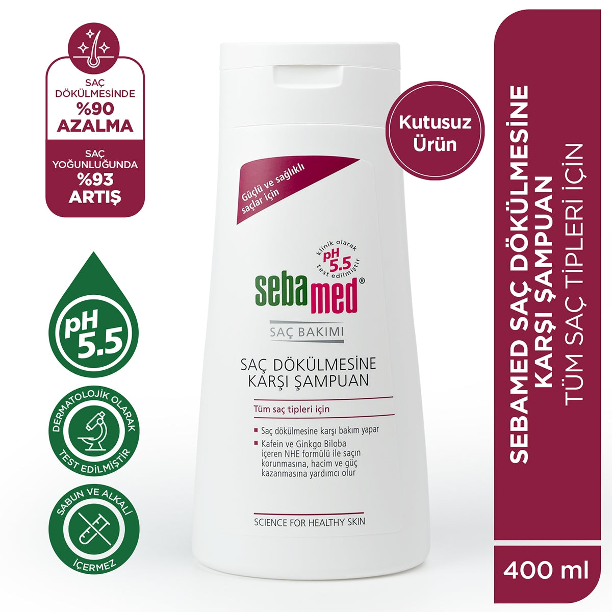 Şampuan Saç Dökülmesine Karşı Etkili (Kutusuz) 400 ml