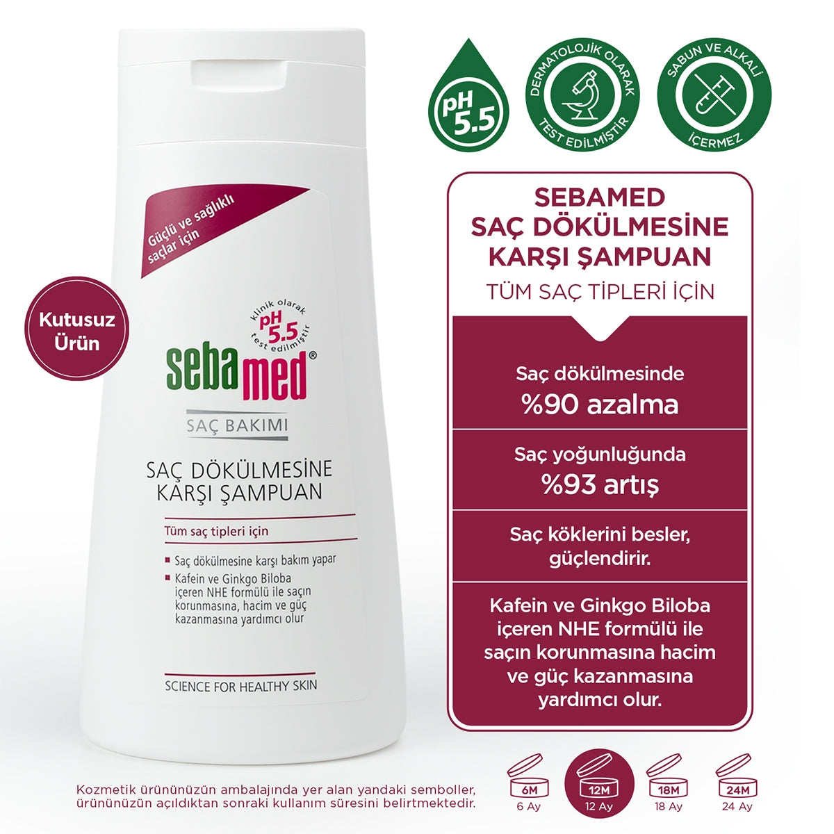Şampuan Saç Dökülmesine Karşı Etkili (Kutusuz) 400 ml