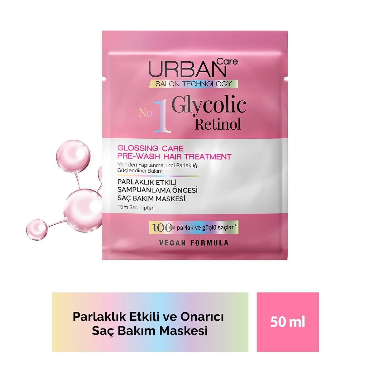 Saç Maskesi Glycolic Retinol 50 ml