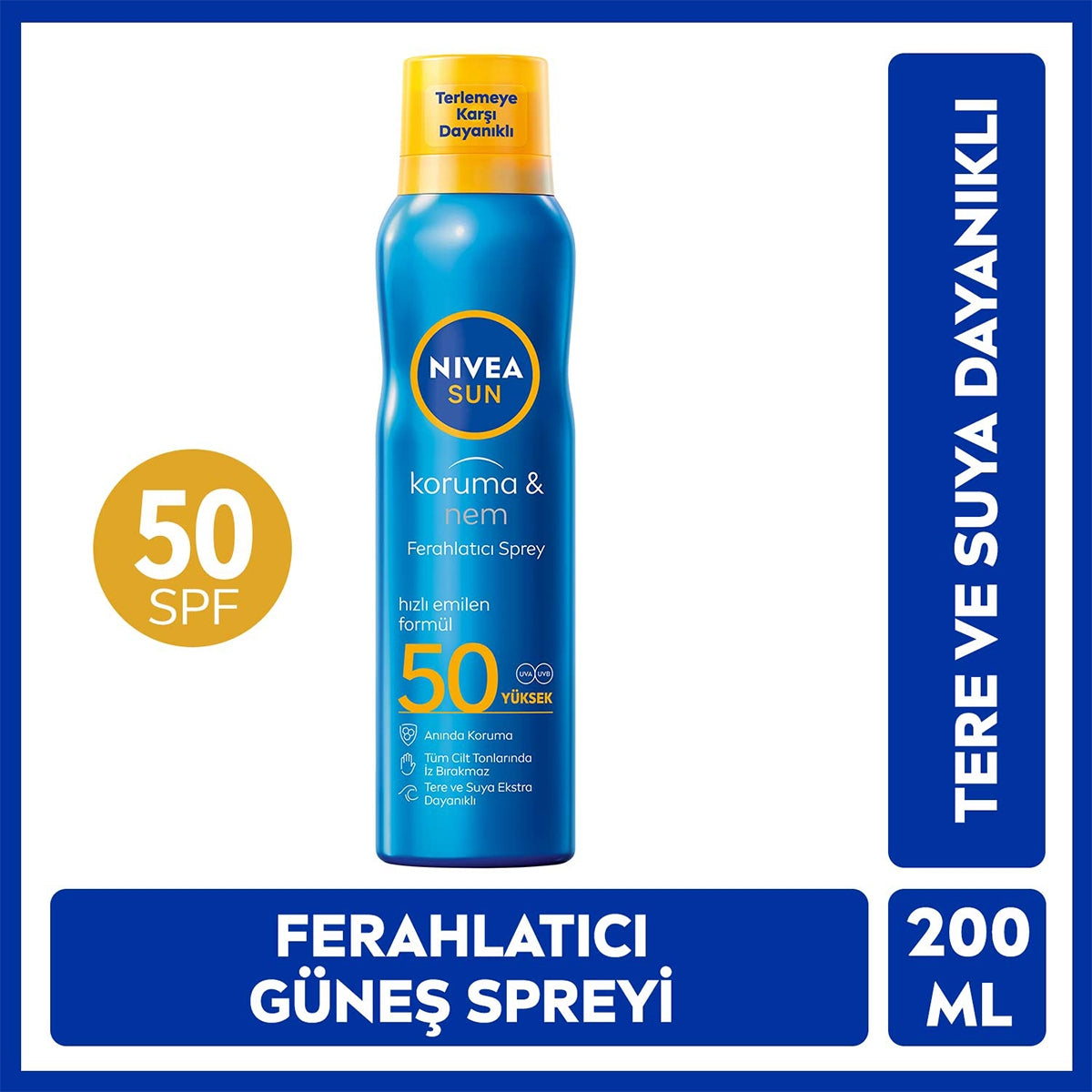 Güneş Kremi Aerosol Sprey 200 ml