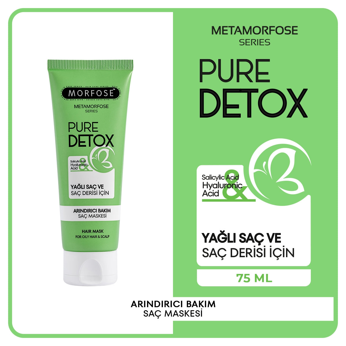 Saç Maskesi Metamorfose Arındırıcı Bakım 75 ml