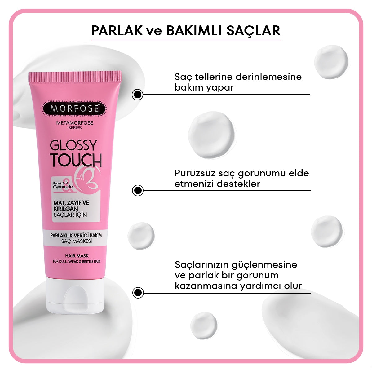 Saç Maskesi Metamorfose Parlaklık Verici Bakım 75 ml