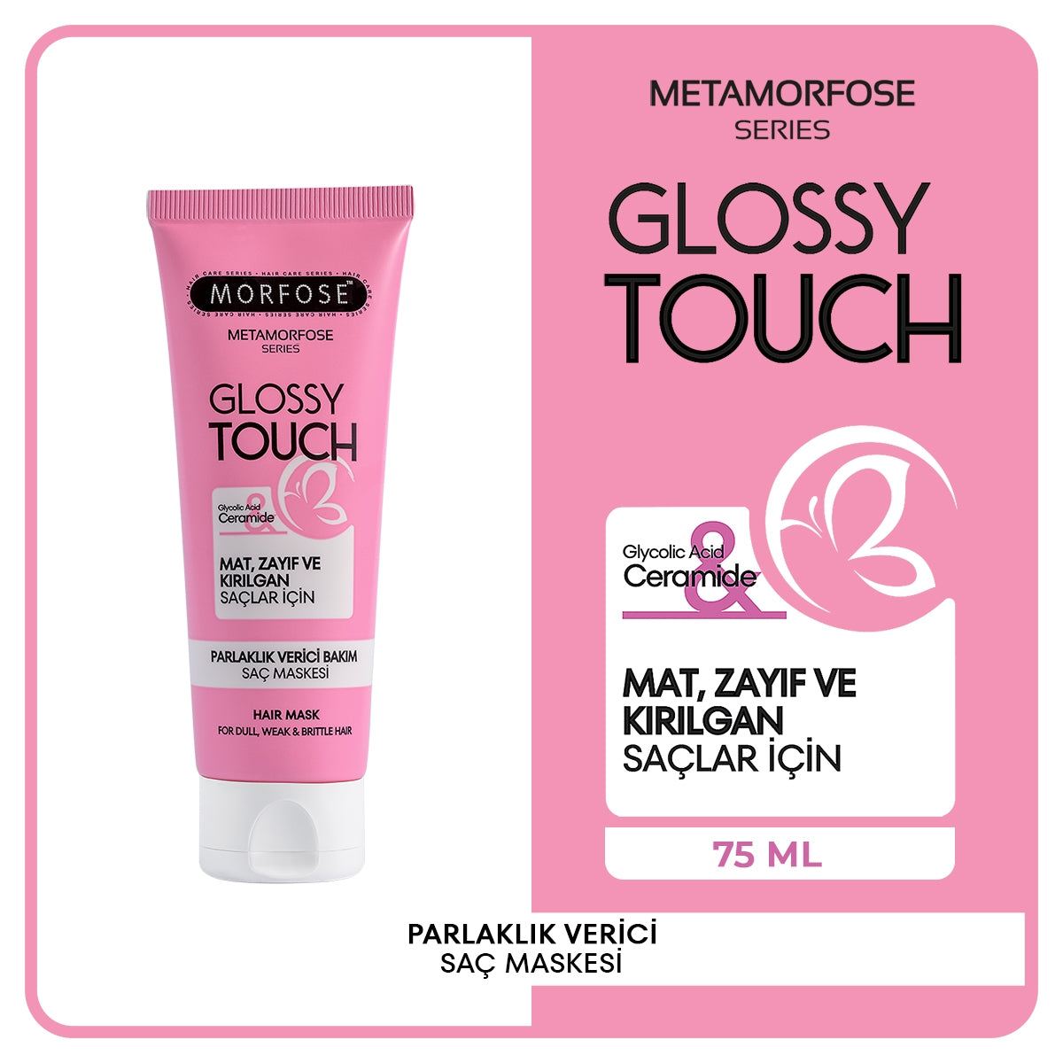 Saç Maskesi Metamorfose Parlaklık Verici Bakım 75 ml