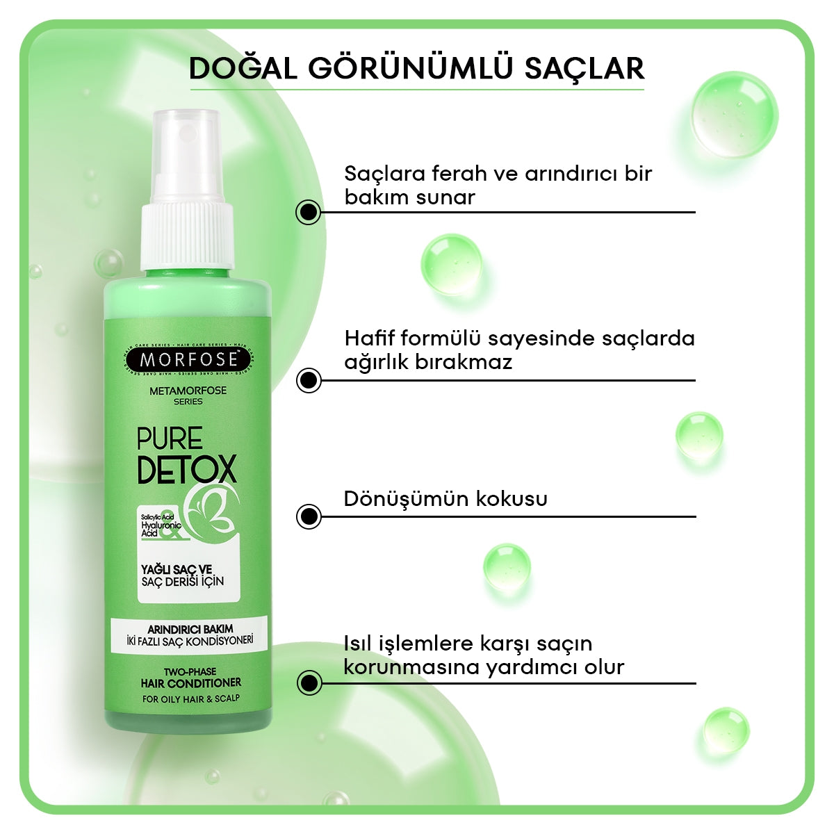 Sıvı Saç Kremi Metamorfose Arındırıcı Çift Fazlı 200 ml
