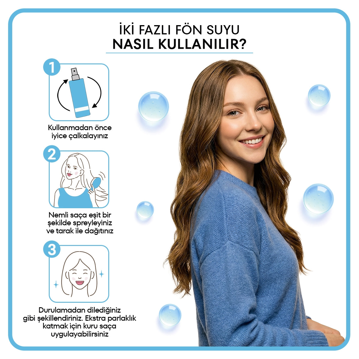 Sıvı Saç Kremi Metamorfose Nemlendirici Çift Fazlı 200 ml