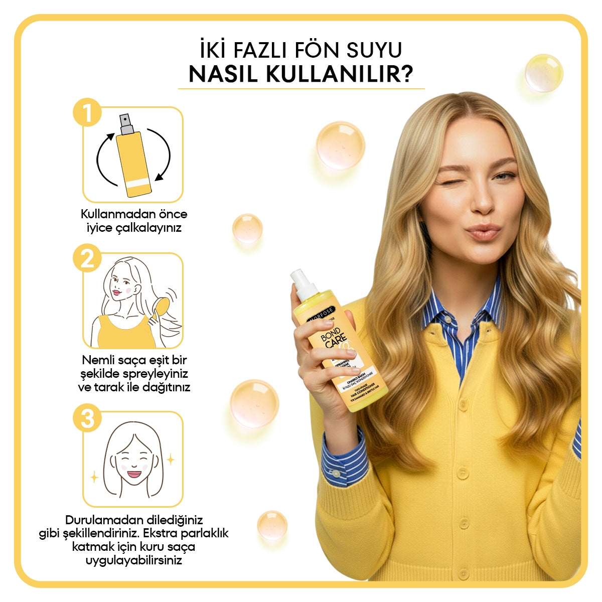 Sıvı Saç Kremi Metamorfose Onarıcı Çift Fazlı 200 ml