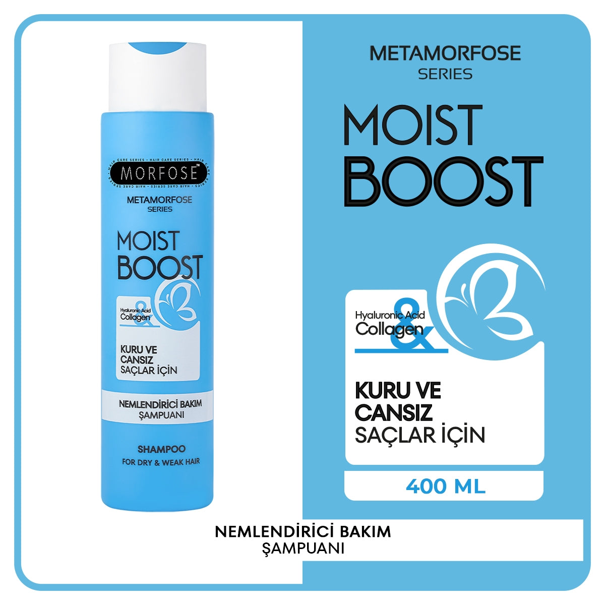 Şampuan Metamorfose Nemlendirici Bakım 400 ml
