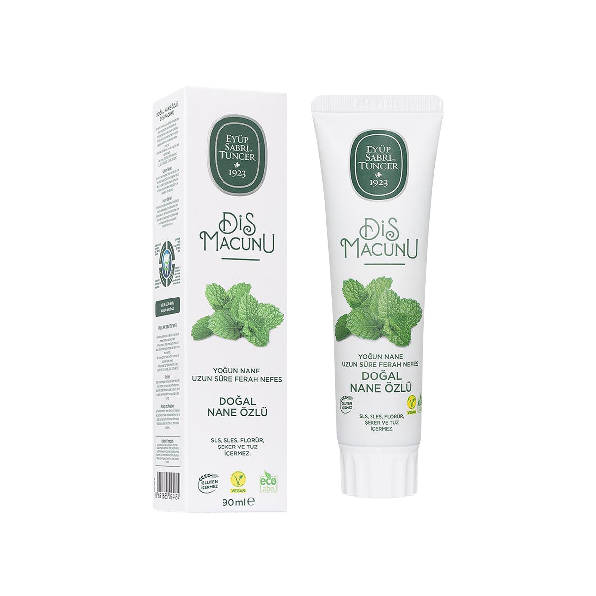 Doğal Nane Özlü Diş Macunu 90 Ml