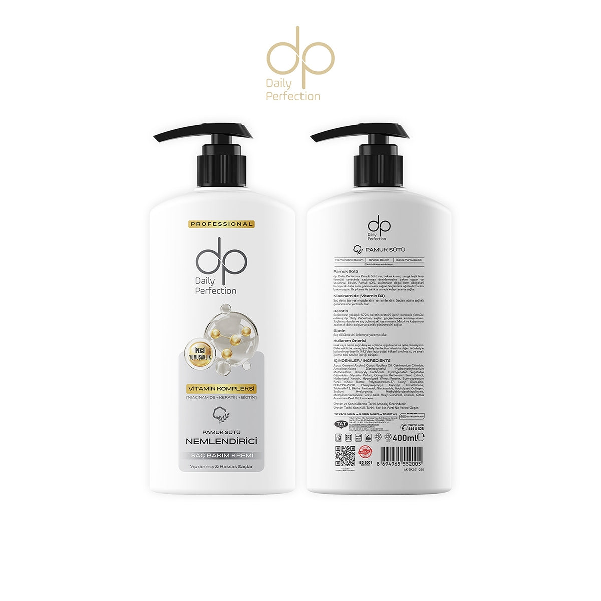 DP SAÇ KREMİ PAMUK SÜT hindist cvz 400ml
