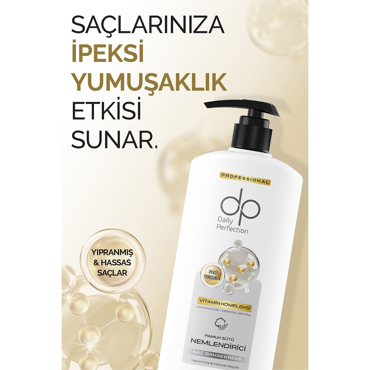 DP SAÇ KREMİ PAMUK SÜT hindist cvz 400ml