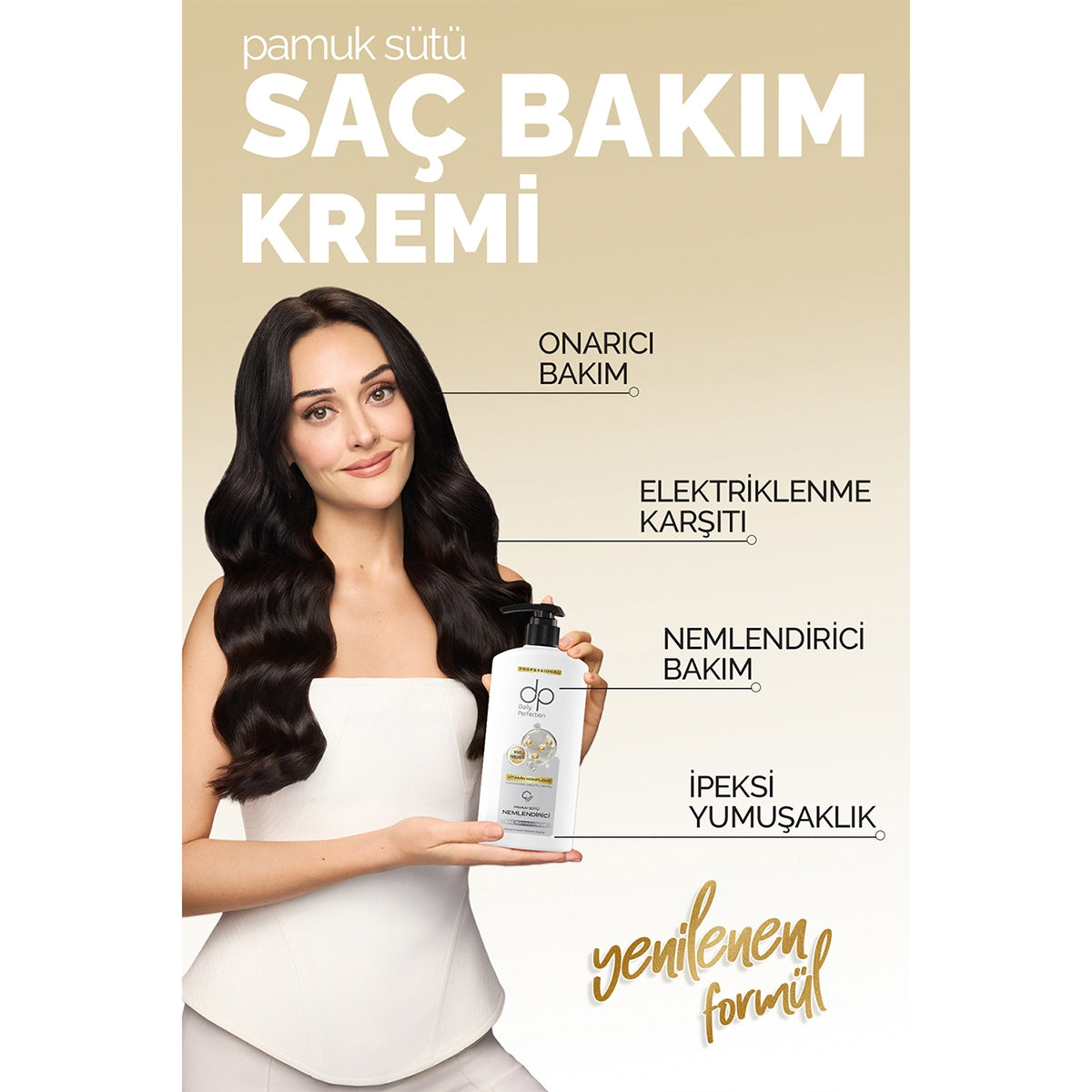 DP SAÇ KREMİ PAMUK SÜT hindist cvz 400ml